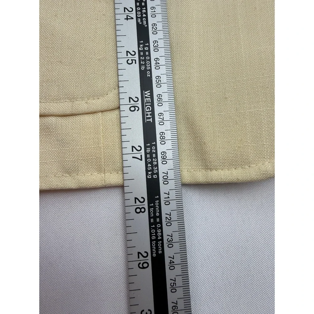 Changing Scene Womens Blazer Size 16‎ Cream Linen Blend Vintage